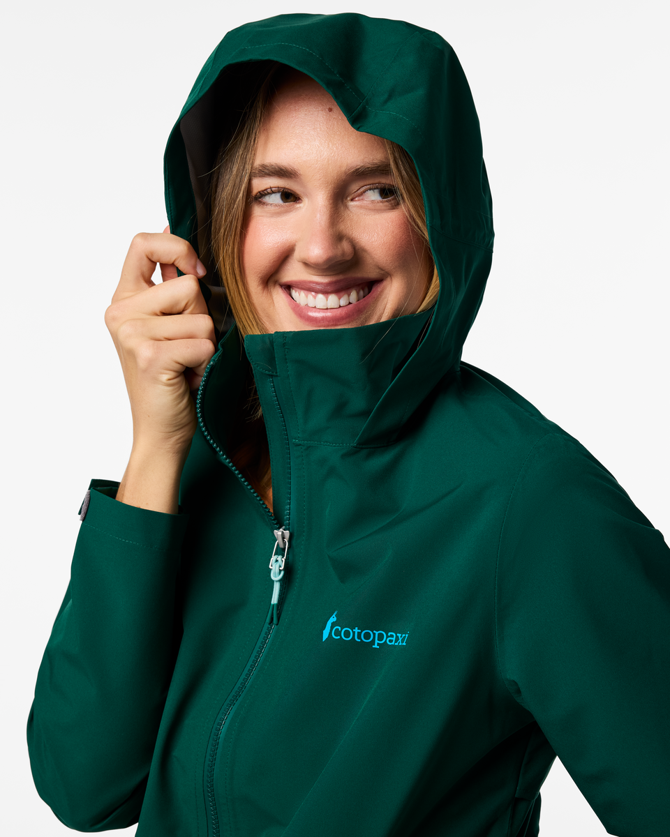 Cielo Rain Trench - Women's, Kale/Malachite, Model Ellen