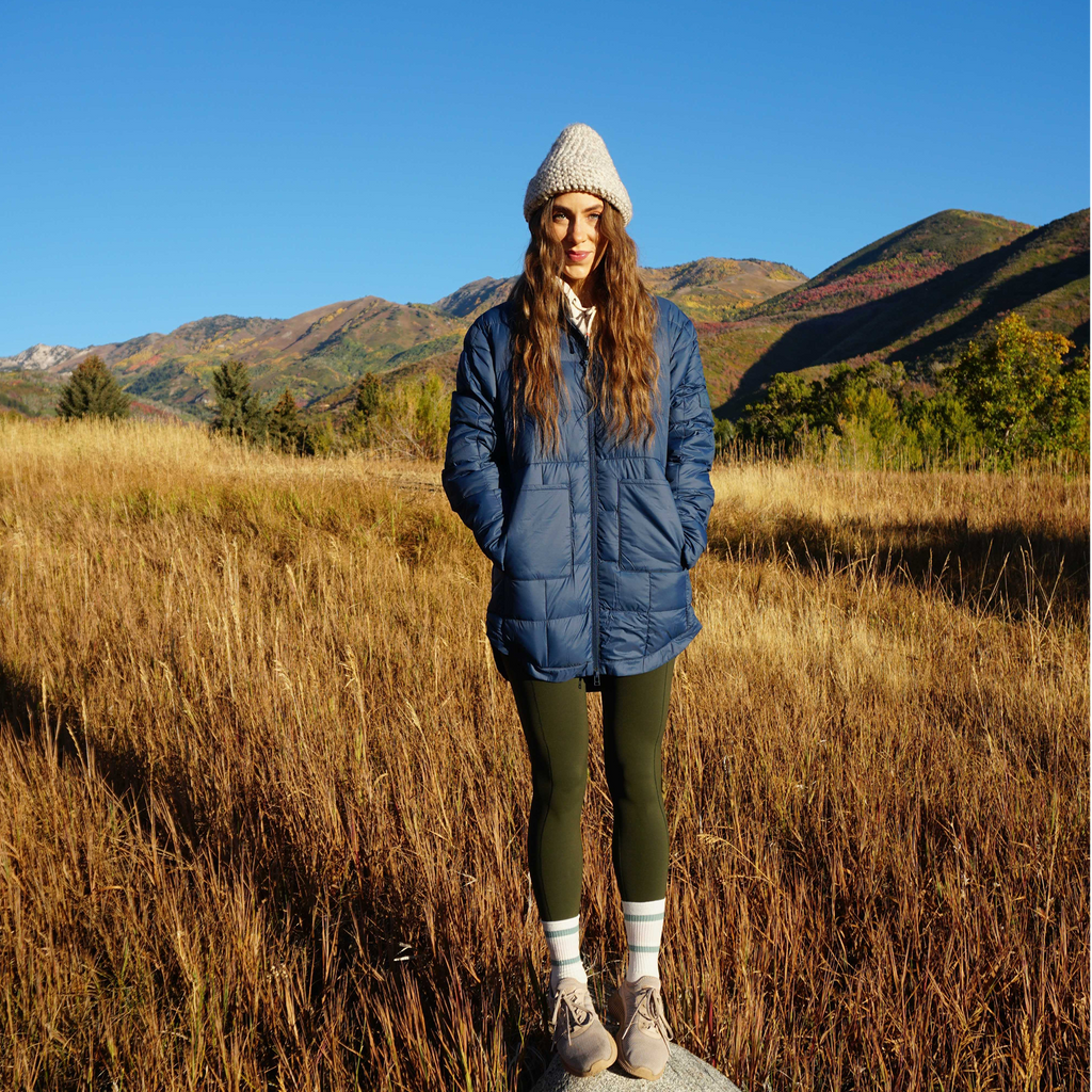 Repleto Down Long Jacket - Women's, Deep Sea