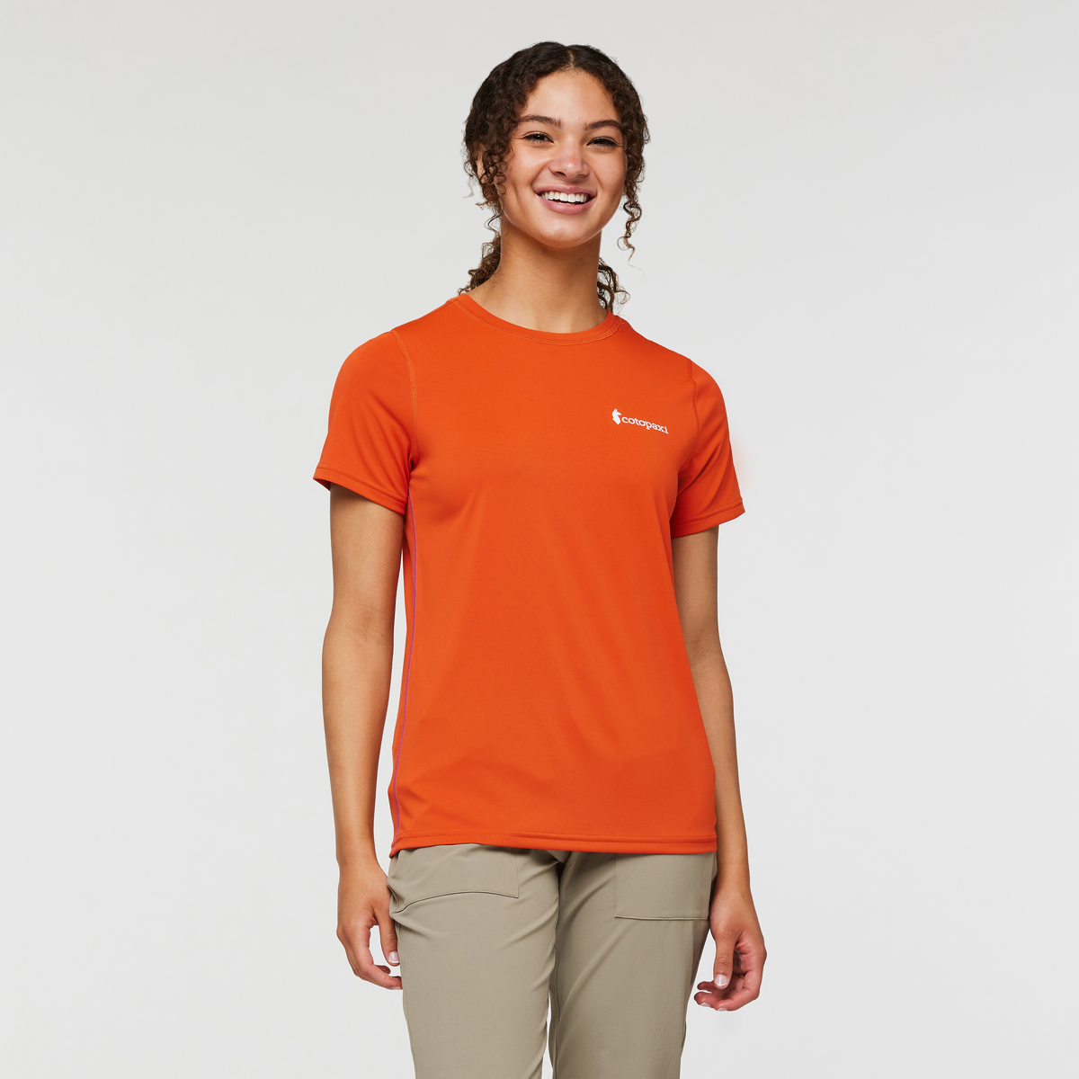 Fino Tech Tee - Women's, Canyon, Model London