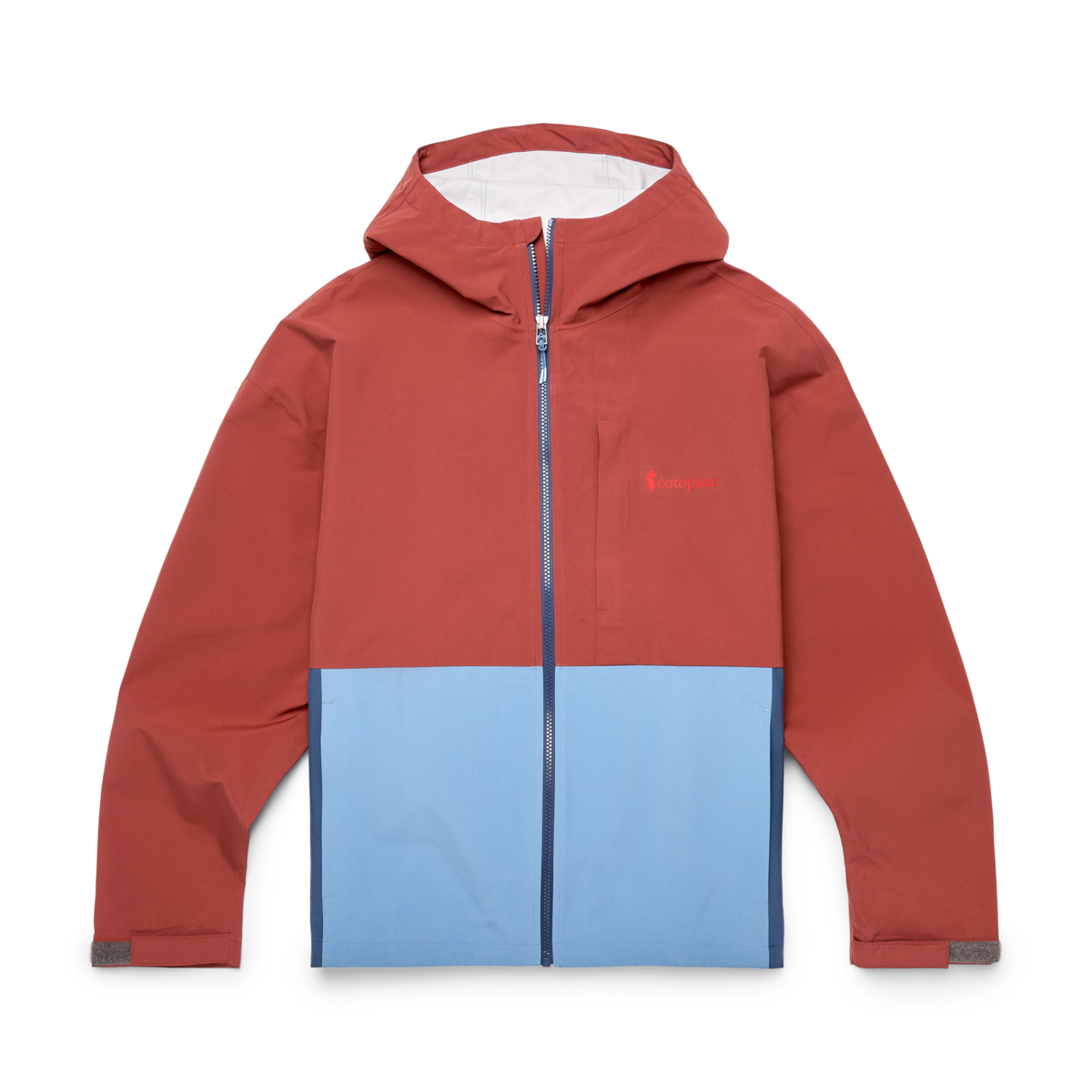 Cielo Rain Jacket - Men's, Nutmeg/Fjord, Detail