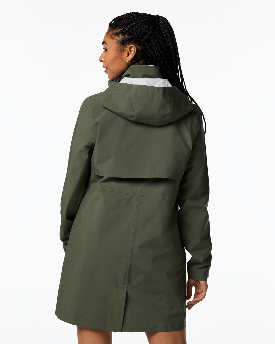 Cielo Rain Trench - Women's, Cotopaxi Fatigue, Model Kalu