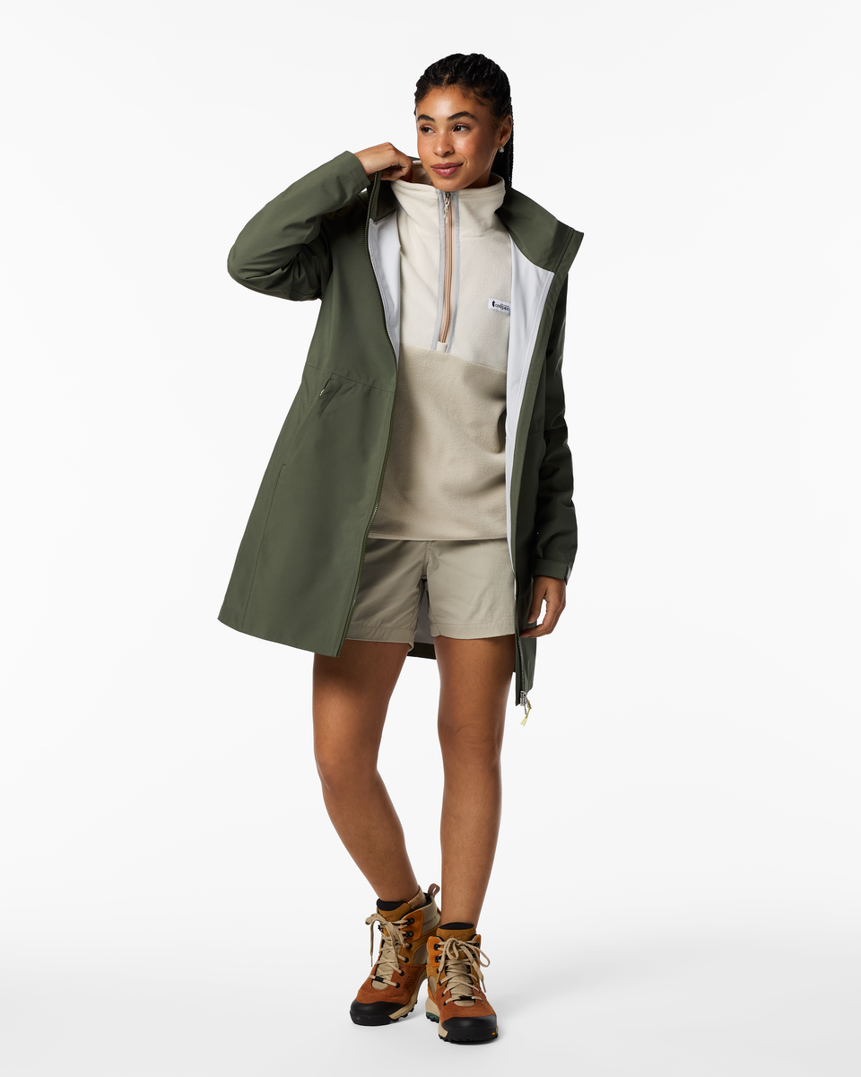Cielo Rain Trench - Women's, Cotopaxi Fatigue, Model Kalu