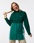 Cielo Rain Trench - Women's, Kale/Malachite, Model Ellen