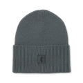 Knit Cuff Beanie, Charcoal, Detail