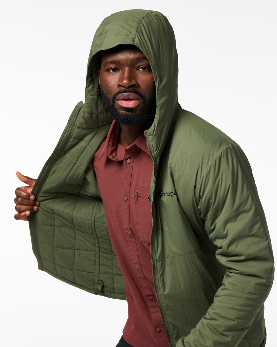 Pacaya 2.0 Insulated Hooded Jacket - Men's, Fatigue, Model Kirk