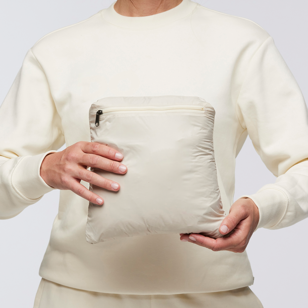 Fuego Max Down Vest - Women's, Cream/Khaki, Model Aya
