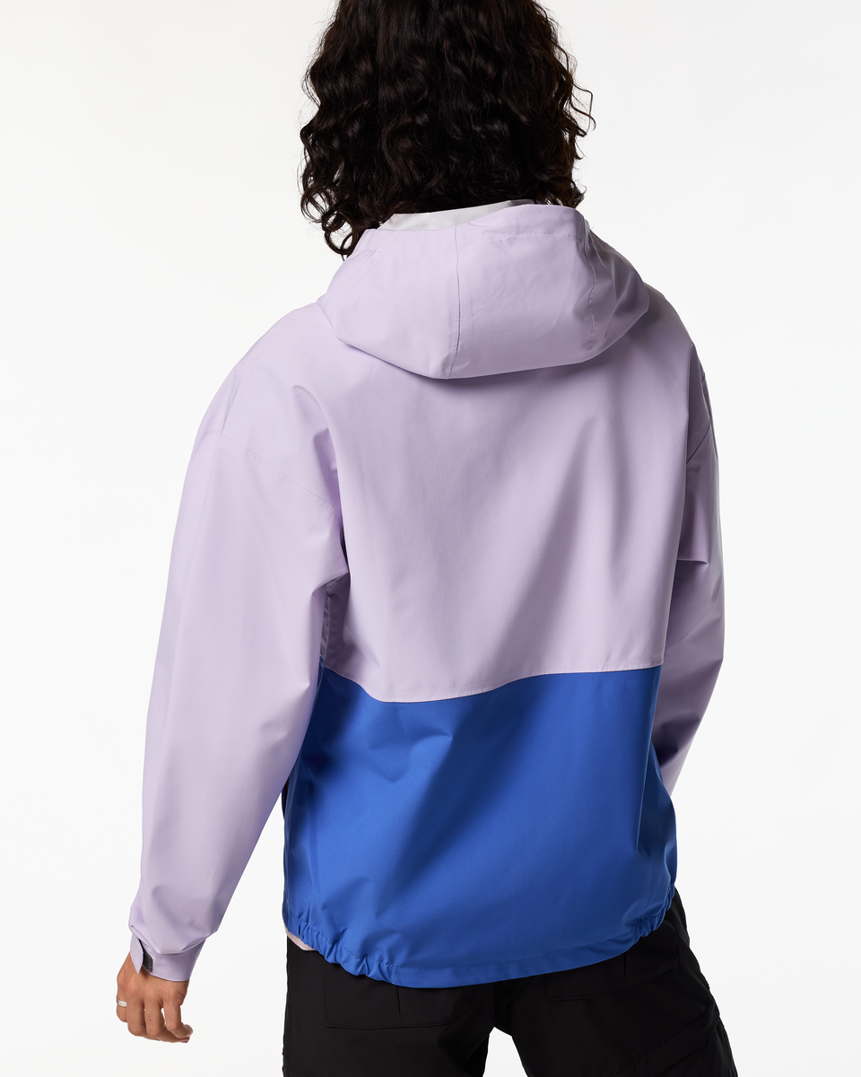 Cielo Rain Jacket - Women's, Moonbeam/Aster, Model Lola