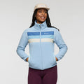 Teca Fleece Full-Zip Jacket - Women's, Ice Cold, Model Charlie