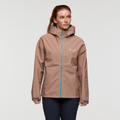 Cielo Rain Jacket - Women's, Reishi, Model Caitlyn