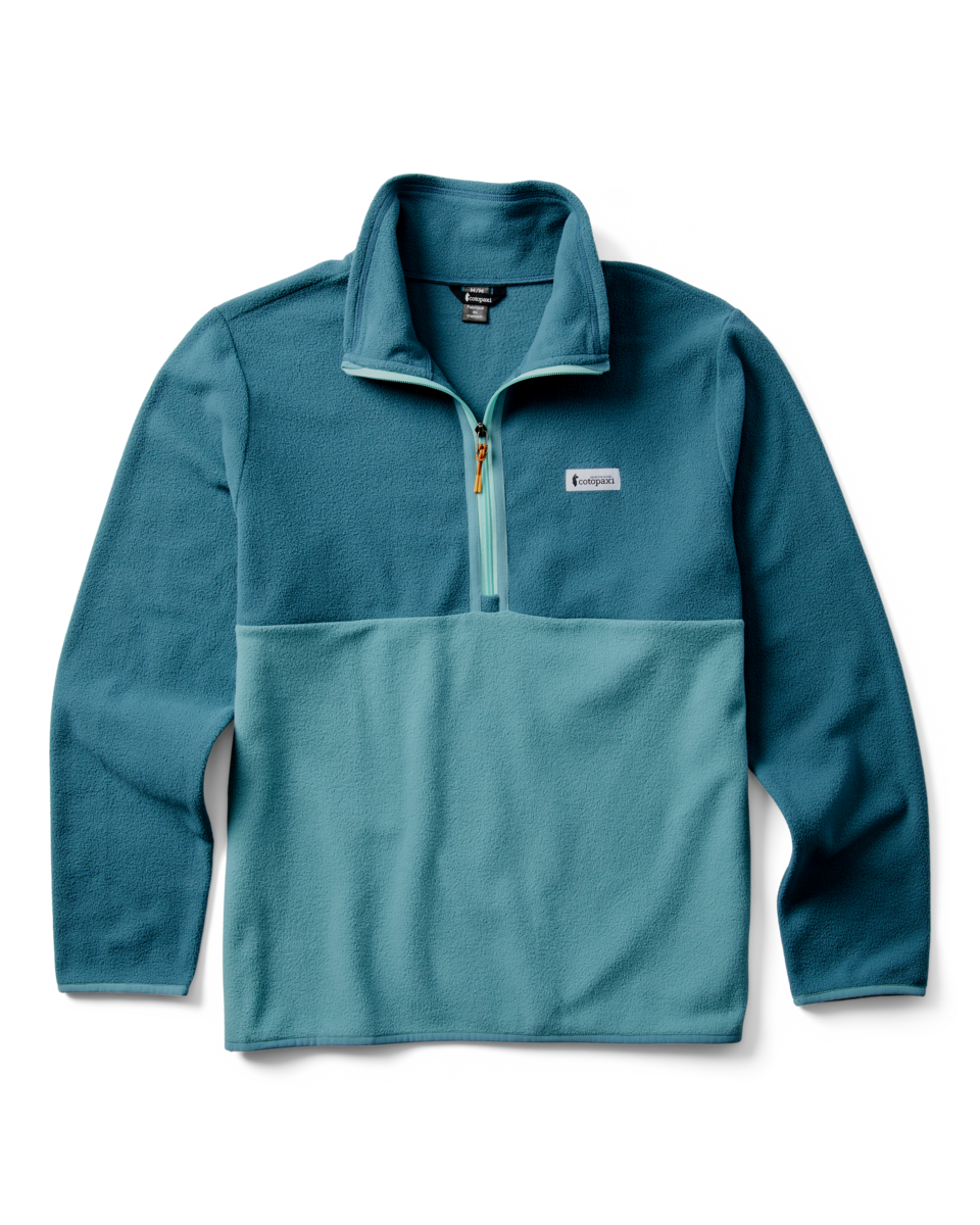 Amado Fleece Pullover - Men's, Ocean/Everglade