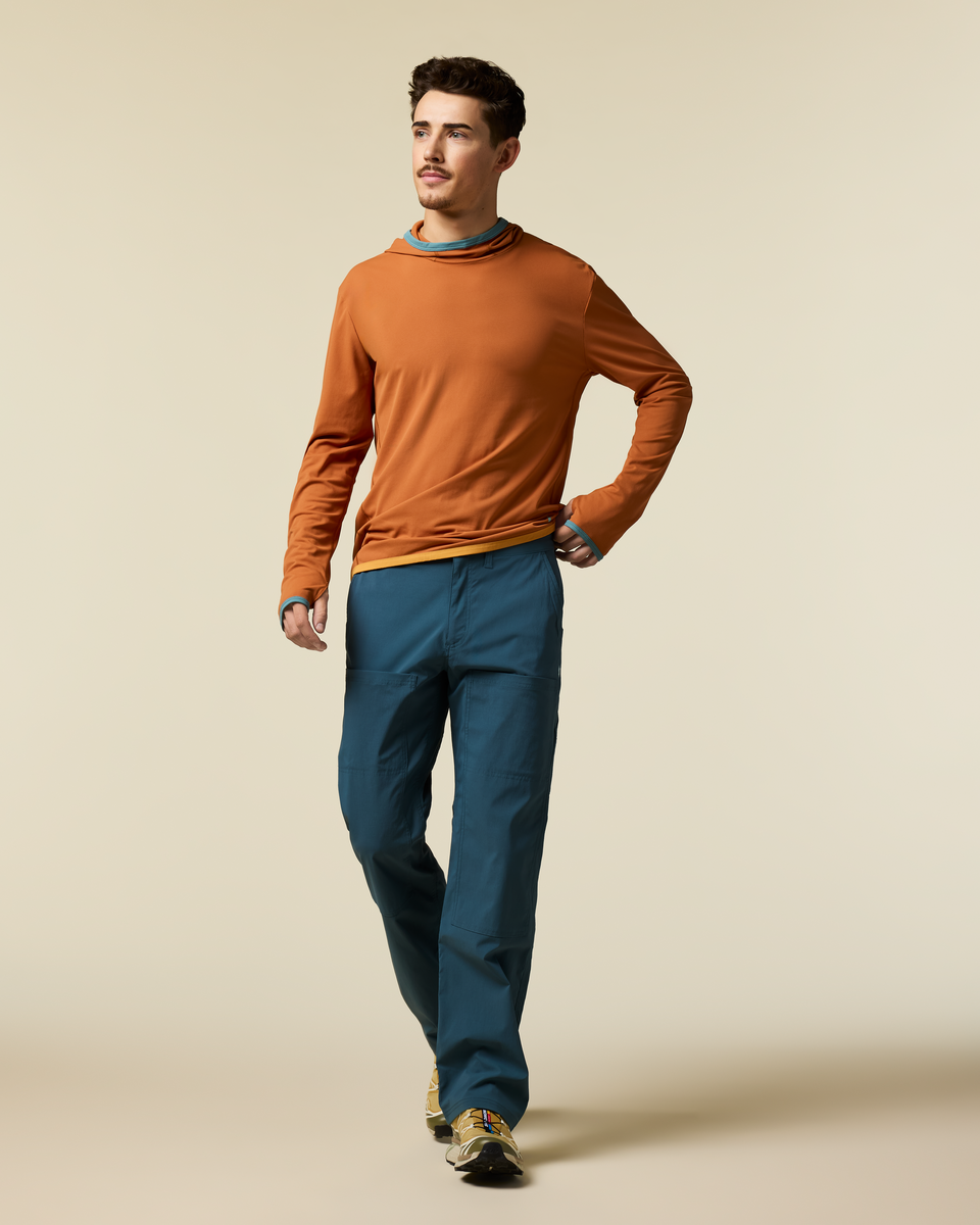 Coraje Tech Utility Pant - Men's, Ocean, Model Kellan