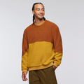 High Pile Fleece Crew - Men's, Sienna/Amber, Model Kai