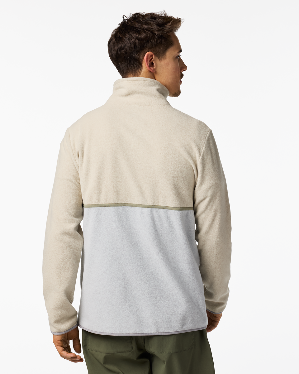 Amado Fleece Pullover - Men's, Mineral/Vapor, Model Kellan