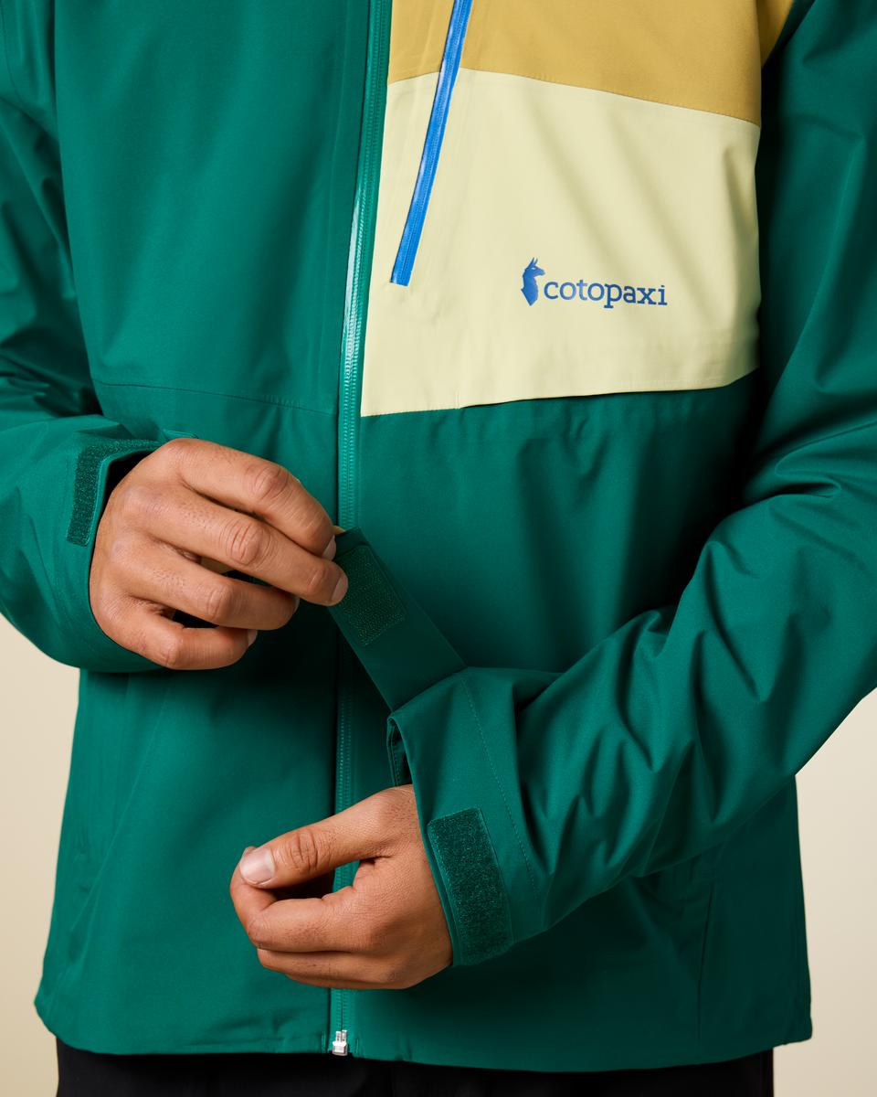 Impermeo 3L Hooded Shell Jacket - Men's, Malachite, Model Christian