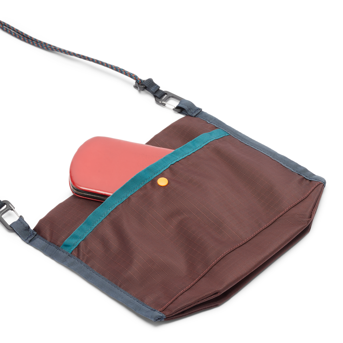Lista 2L Lightweight Crossbody Bag - Cada Día, Chestnut
