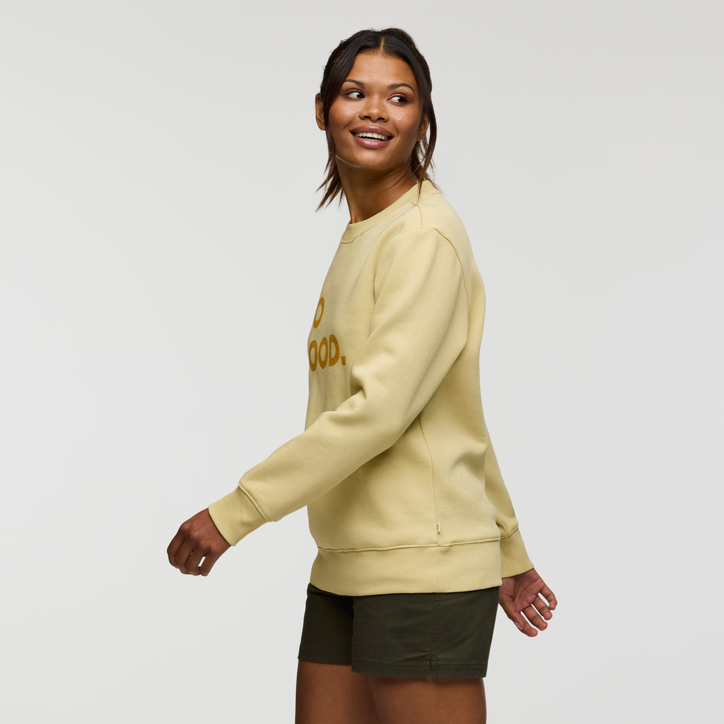 Do Good Crew Sweatshirt - Women's, Grain, Model Jade