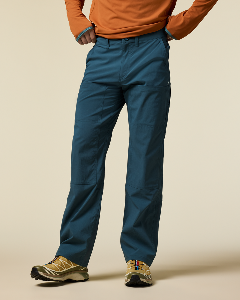Coraje Tech Utility Pant - Men's, Ocean, Model Kellan