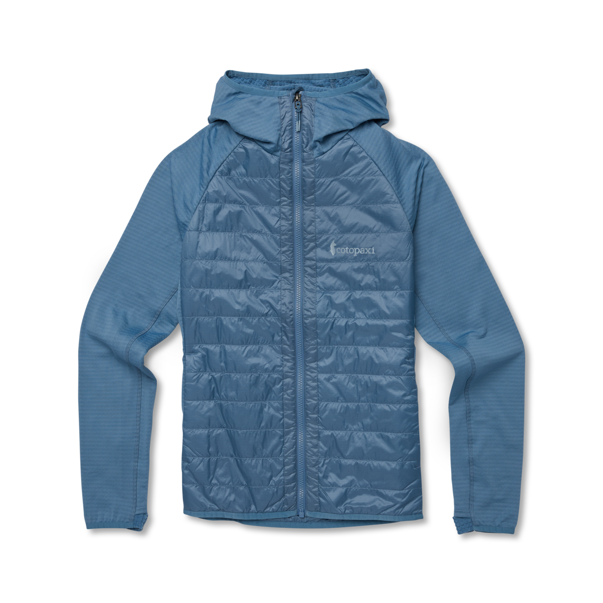Capa Hybrid Insulated Hooded Jacket - Women's, Fjord, Model Charlie