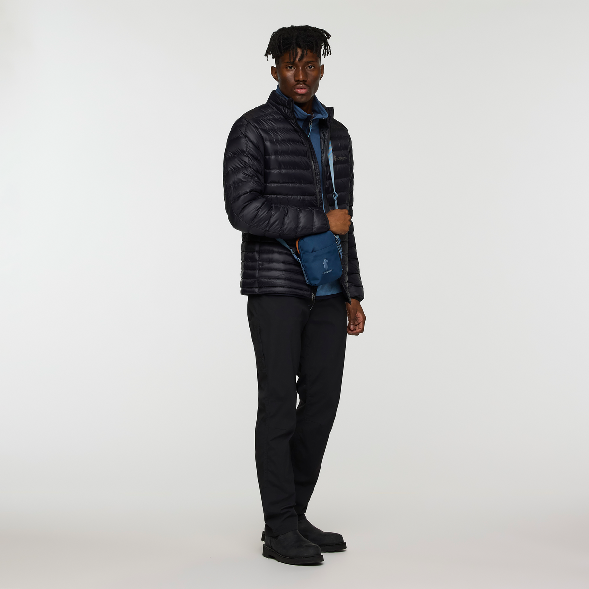 Fuego Down Jacket - Men's, Cotopaxi Black, Model Nicolas