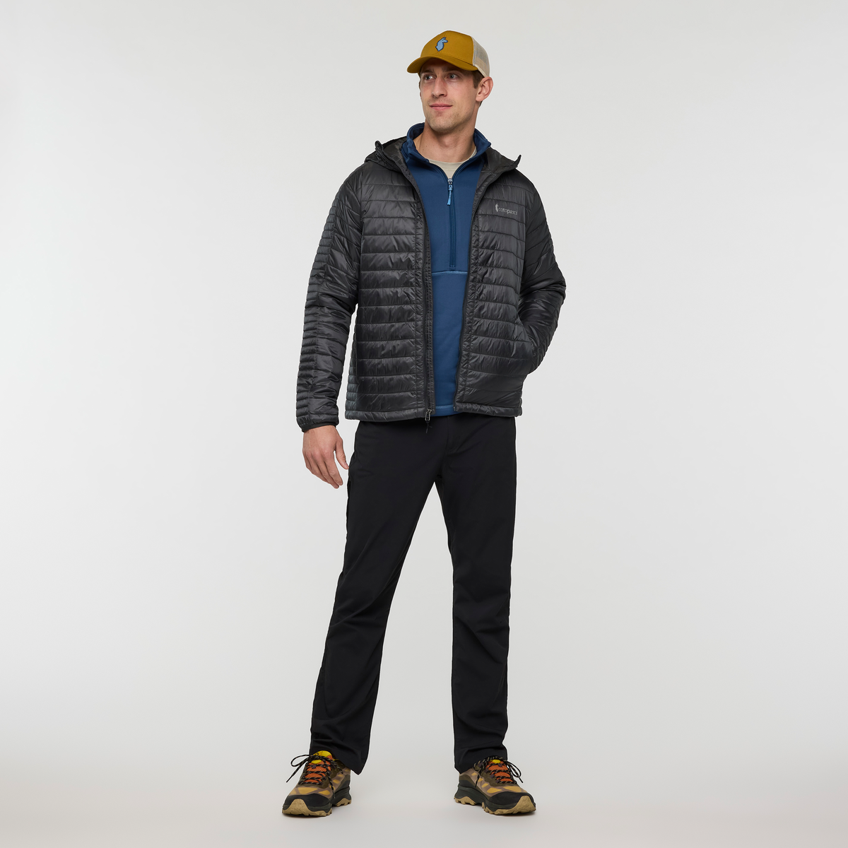 Capa Insulated Hooded Jacket - Men's, Charcoal, Model Jackson