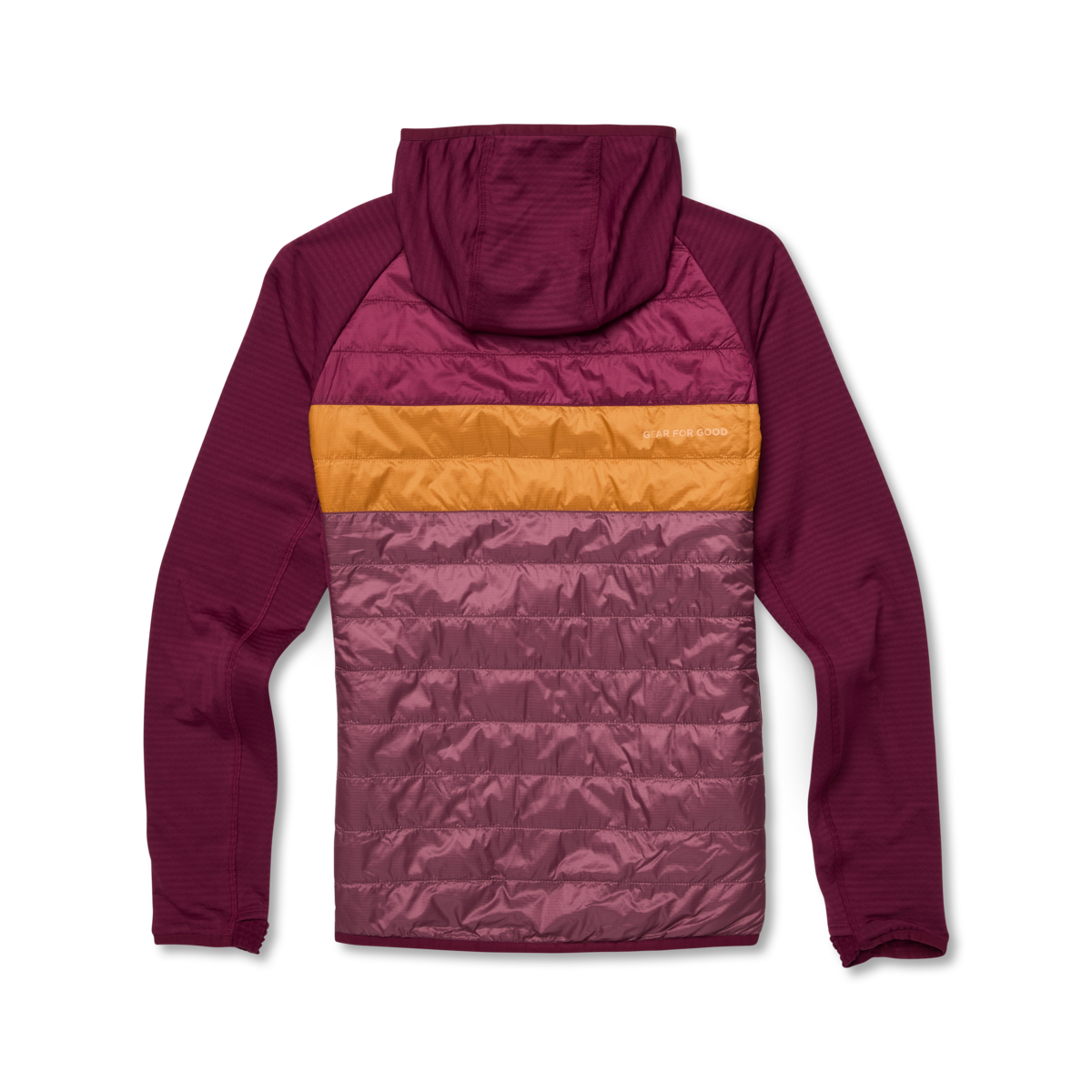 Capa Hybrid Insulated Hooded Jacket - Women's, Jam/Fig, Model Avery