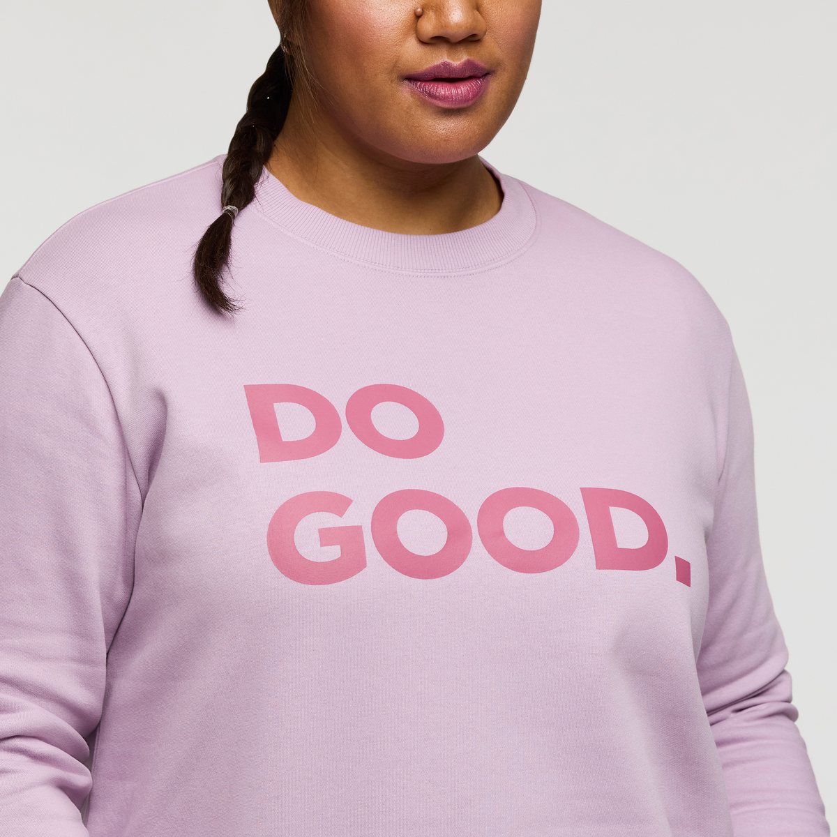 Do Good Crew Sweatshirt - Women's, Antique, Model Amelia