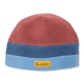Teca Fleece Beanie, Nutmeg Stripes, Detail