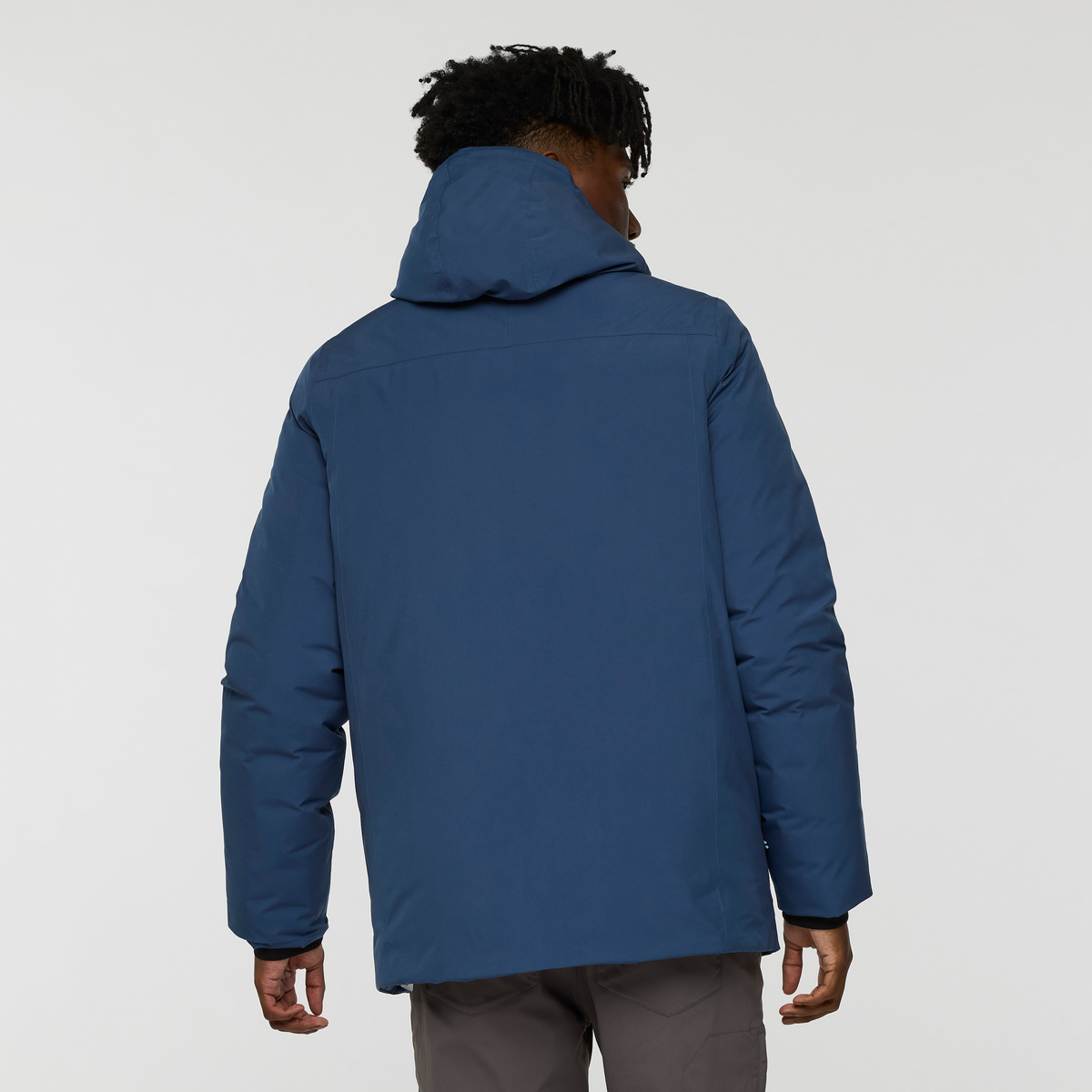 Calidez Down Parka - Men's, Deep Sea, Model Nicolas