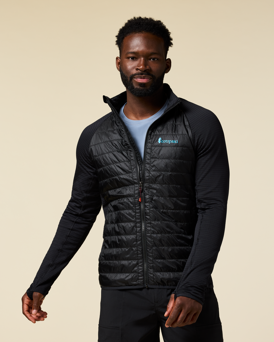 Capa Hybrid Insulated Jacket - Men's, Cotopaxi Black, Model Kirk