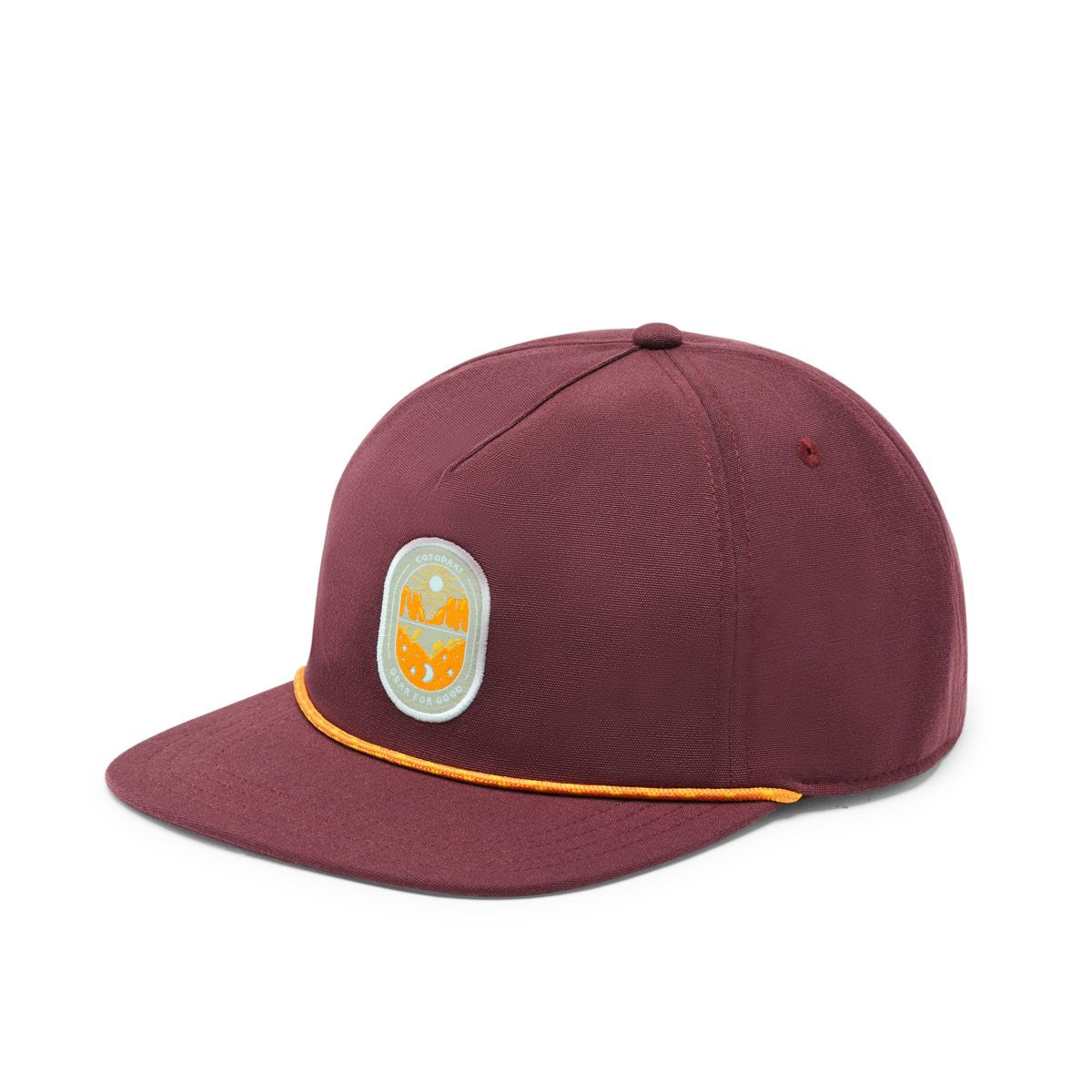 Day And Night Heritage Rope Hat, Wine