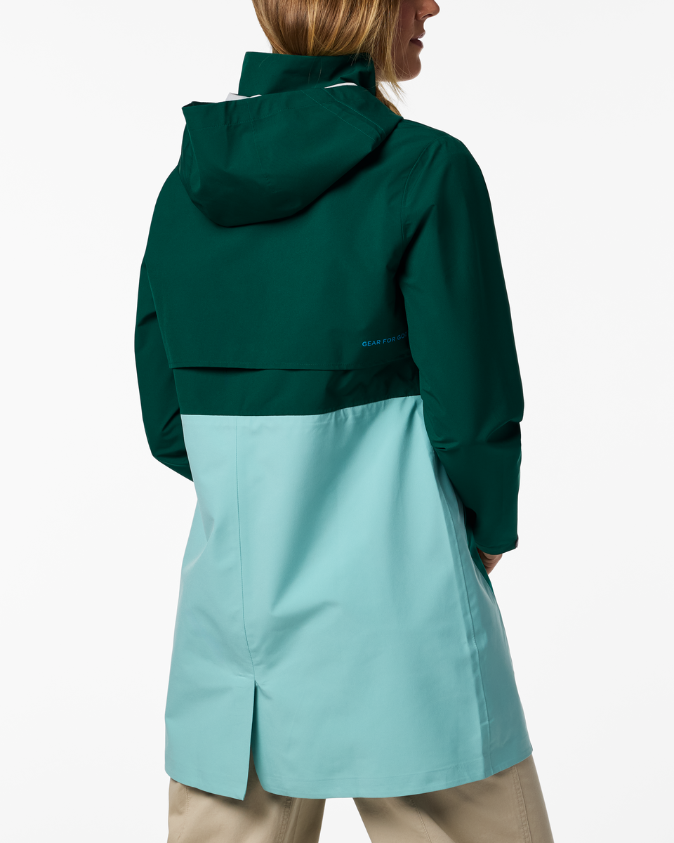 Cielo Rain Trench - Women's, Kale/Malachite, Model Ellen
