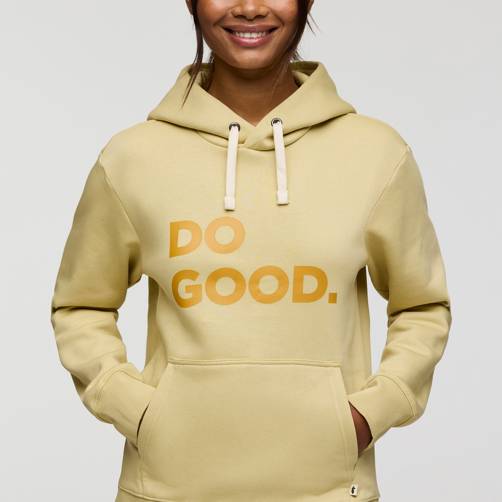 Do Good Pullover Hoodie - Women's, Grain, Model Jade