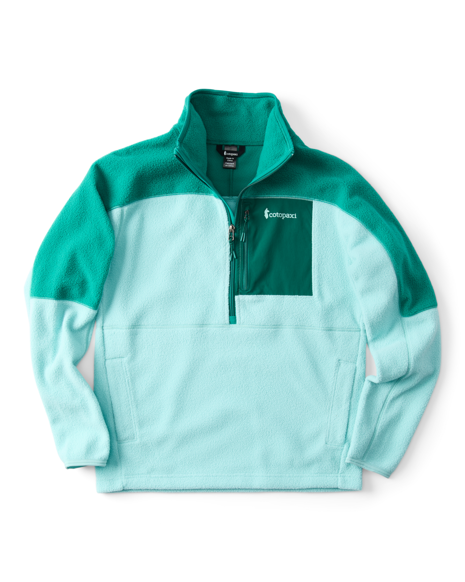 Abrazo Fleece Half-Zip Jacket - Women's, Malachite/Tide Pool