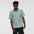Cambio Button Up - Print - Men's, Seaweed Foam, Model Nicolas