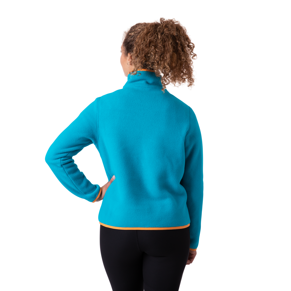 Teca Fleece Pullover - Women's, June Bug, Model Aya
