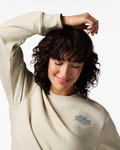 Adventure Gear Crew Sweatshirt - Women's, Mineral, Model Lola