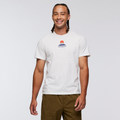 Cotopaxi Mountain T-Shirt - Men's, White, Model Kai