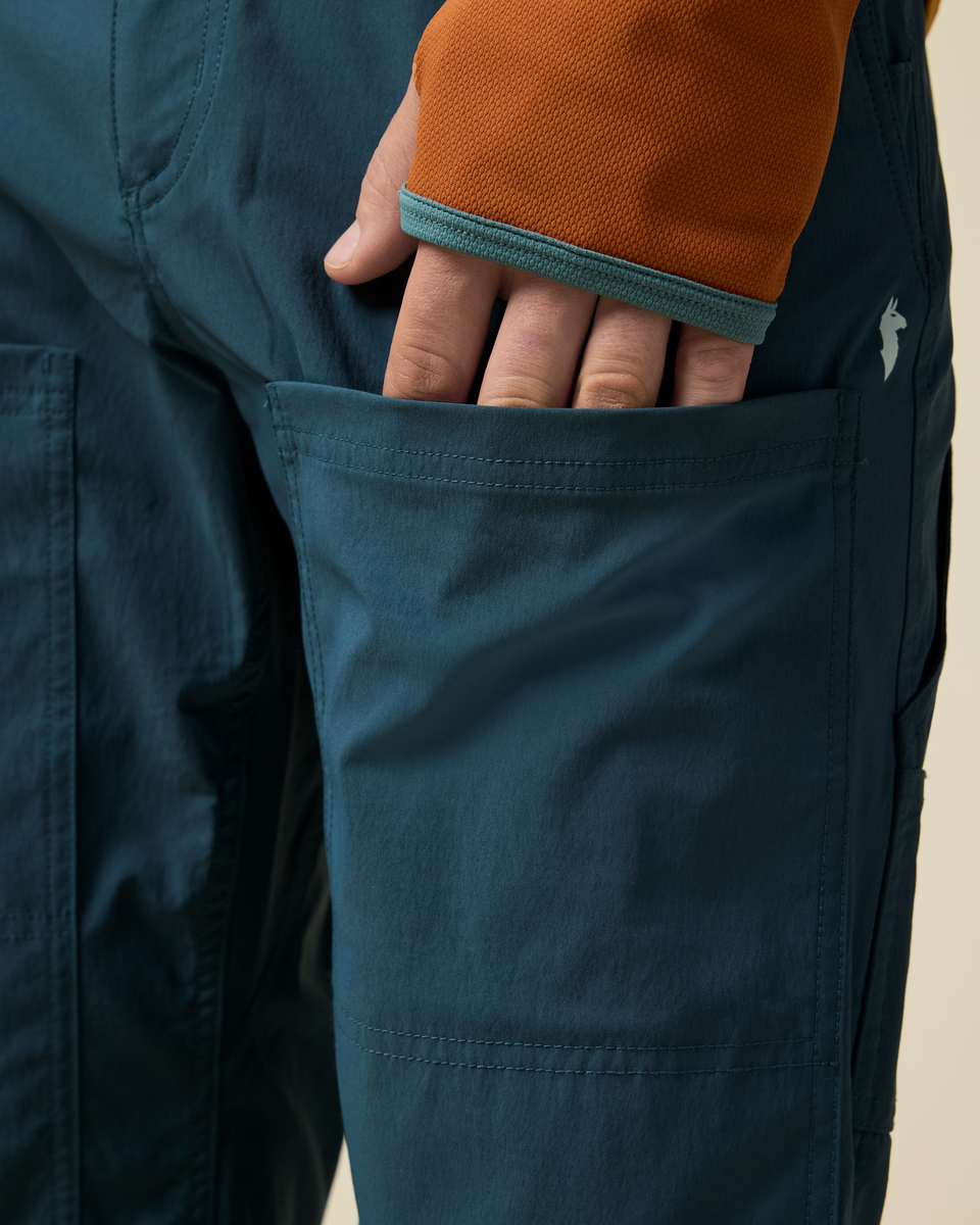 Coraje Tech Utility Pant - Men's, Ocean, Model Kellan
