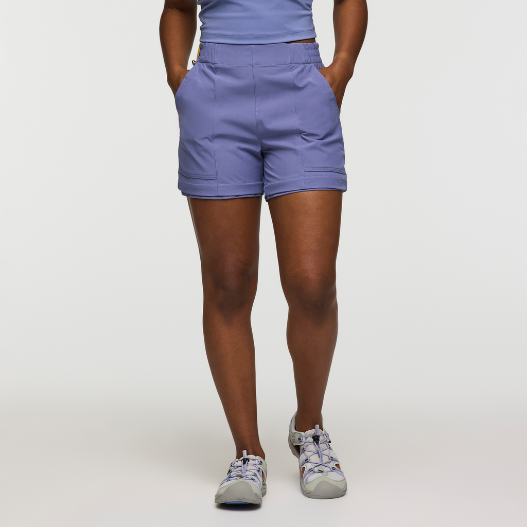 Losdos Zip-Off Pant - Women's, Blue Smoke/Dusk, Model Jade