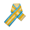 Fuego Down Scarf, Wheat Stripes