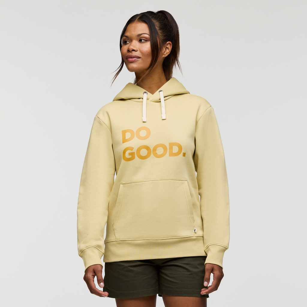 Do Good Pullover Hoodie - Women's, Grain, Model Jade