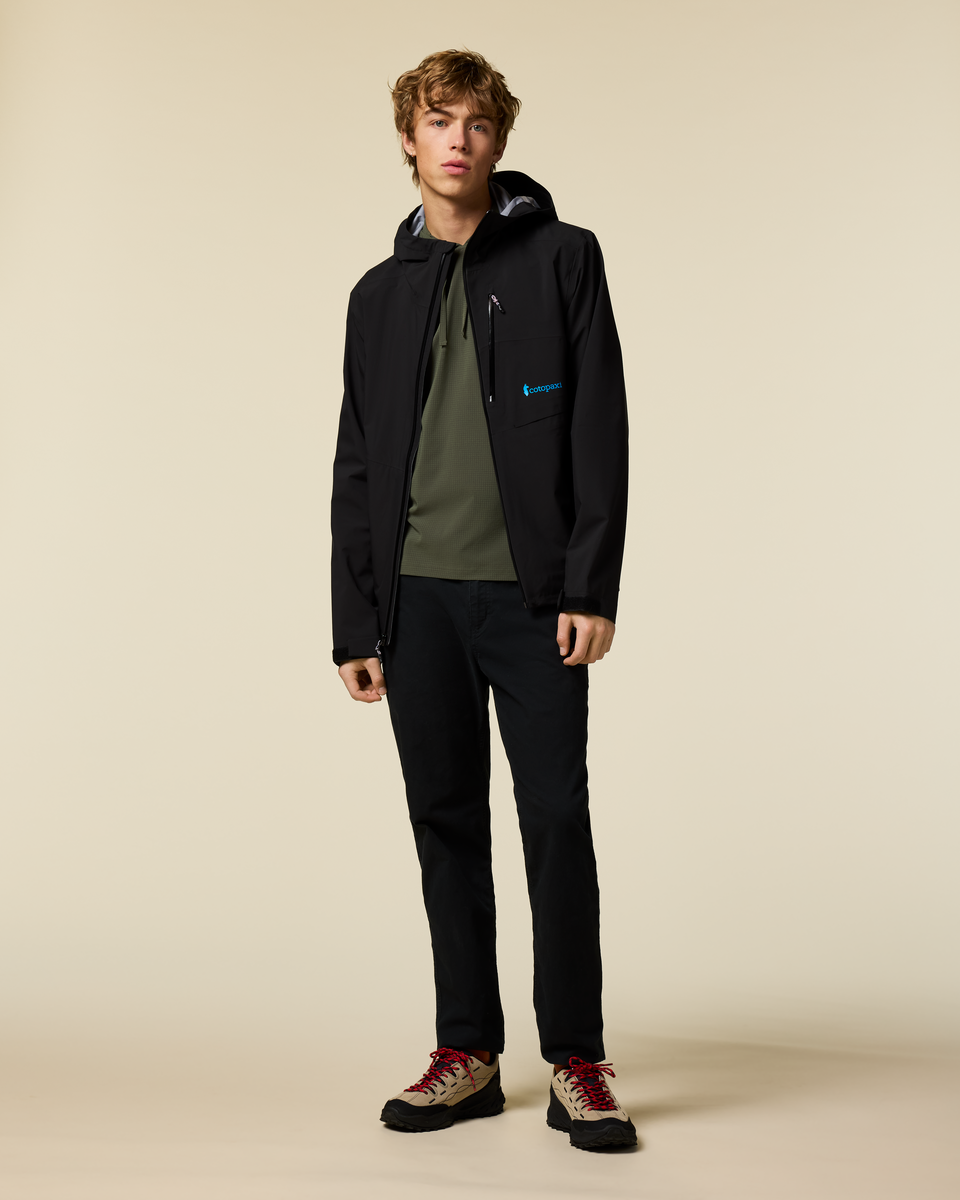 Impermeo 3L Hooded Shell Jacket - Men's, Cotopaxi Black, Model Maximus