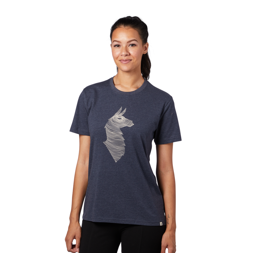 Topo Llama T-shirt - Women's, Graphite
