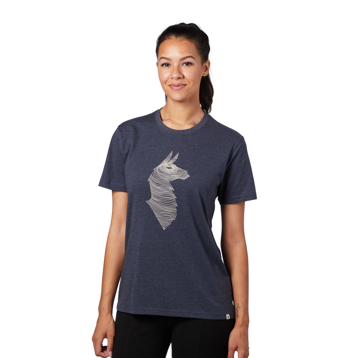 Topo Llama T-shirt - Women's, Graphite